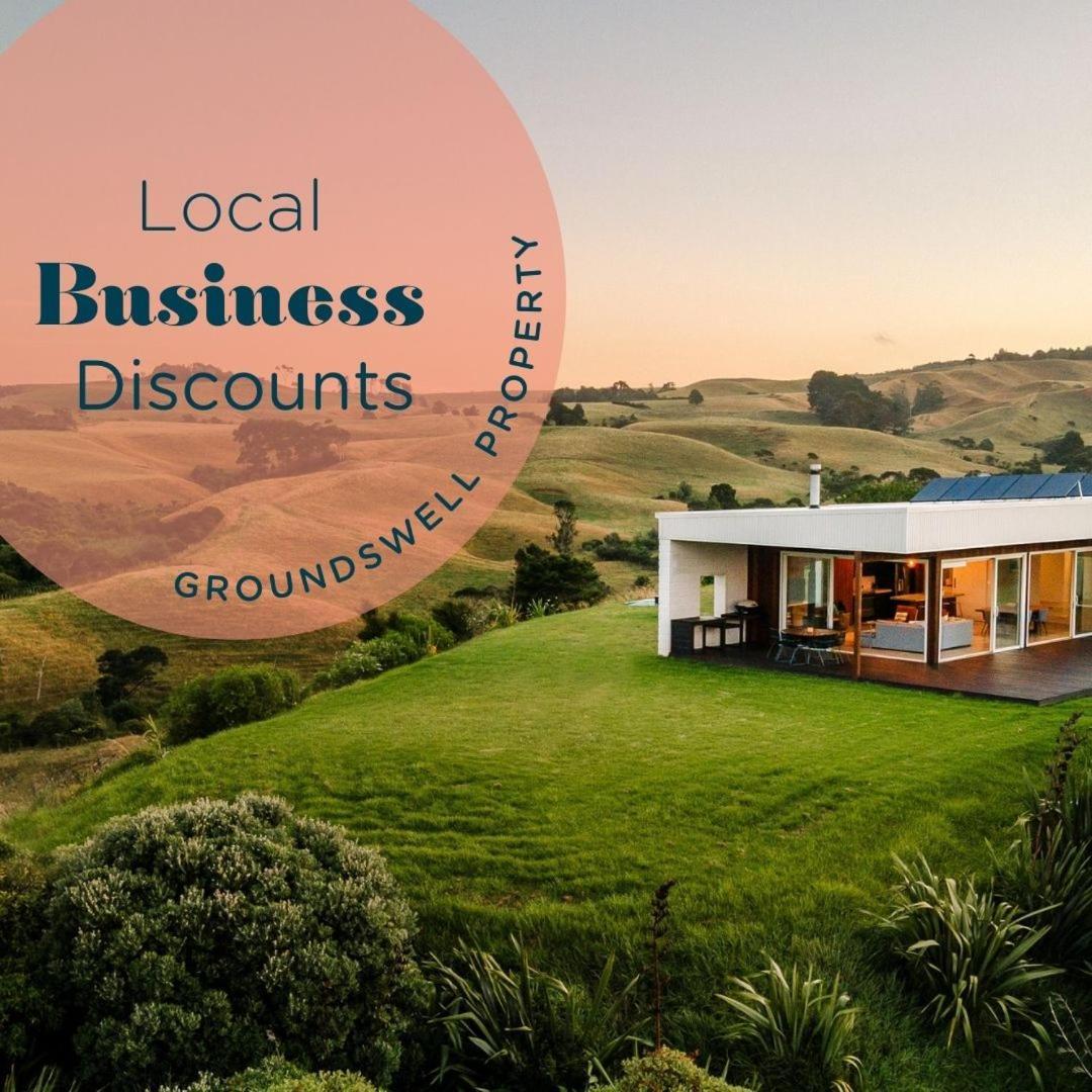 Villa The Fantails Hideaway Raglan Exterior foto